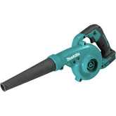 Makita XBU05Z front view showing compact blower, fast debris clearing