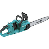 Makita XCU04Z front angled view showing compact body and balanced grip for comfort