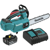Makita XCU06SM1 front view showing compact top-handle and balanced design benefit