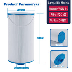 Mamokin filter top close-up string handle for easy removal and handling