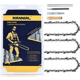 Mannial front packaging showing three chains and kit for easy replacement