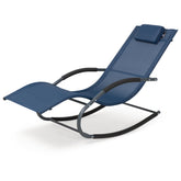 mansion home chaise front view navy showing full profile and comfortable design