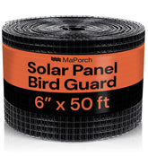 MAPORCH front view of mesh roll showing product packaging and coverage benefit