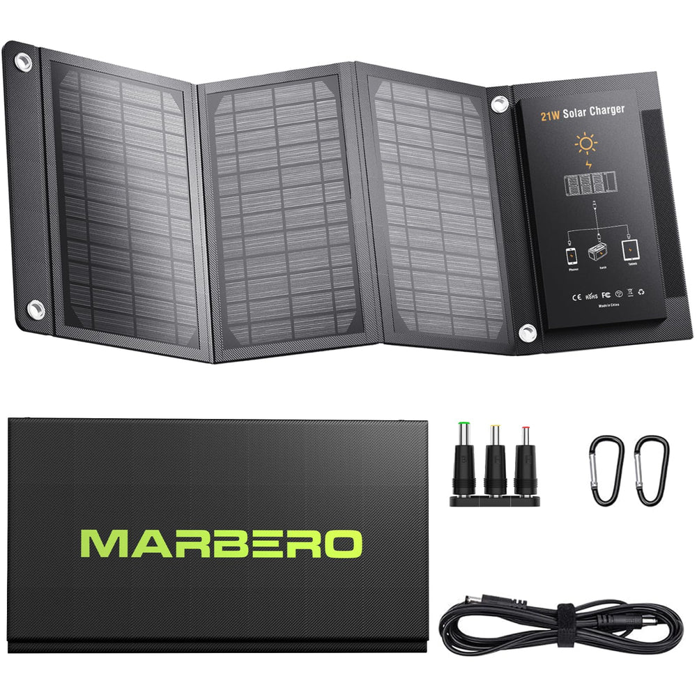MARBERO folded panel compact size for easy packing and travel