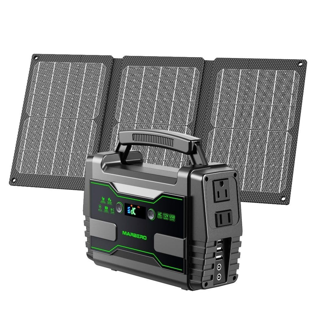 MARBERO front panel view showing ports and compact benefits