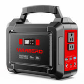 MARBERO front panel showing ports and indicators for versatile charging