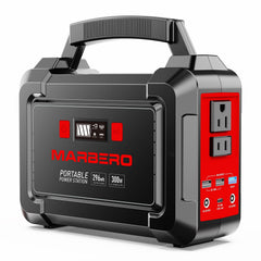 MARBERO front panel showing ports and indicators for versatile charging