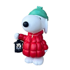 Mark Feldstein Snoopy close-up of jacket texture and paint detail benefit: visible craftsmanship