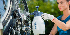 Marolex Axel 3000 pump handle detail, offering quick pressurisation up to 4 bar