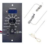 MARS CAMP controller front panel showing controls and LED display for precise grilling