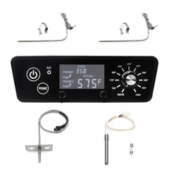 MARS CAMP front panel LCD display showing clear temperature readout and easy control
