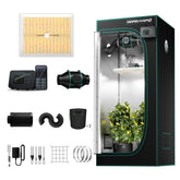 MARS HYDRO front view of complete grow tent kit showing compact setup and convenience
