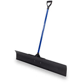 MARSHALLTOWN Polar Pusher front view showing wide blade for faster clearing