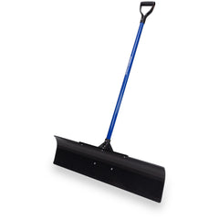 MARSHALLTOWN Polar Pusher front view showing wide blade for faster clearing