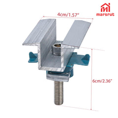 Marsrut clamp close-up profile showing durable aluminum and secure grip
