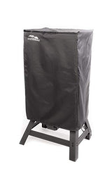 Masterbuilt side profile showing cover fit over smoker handles