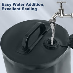 MASTERCANOPY close-up of screw cap and O-ring for leak-resistant filling benefit