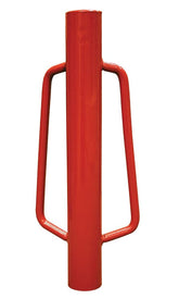 MAT front view of steel head post driver showing durable design and quick install benefit