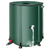 Matalde front view assembled collapsible barrel showing shape and capacity benefit