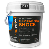 MAV AquaDoc front packaging showing 10 lb tub and benefits
