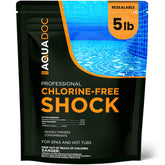 MAV AquaDoc front packaging showing 5 lb bag and clear labeling benefits