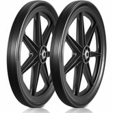 MaxAuto front view of 20x2 wheel assembly showing full profile and ready-to-install benefit