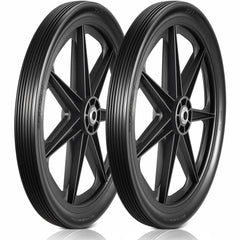 MaxAuto front view of 20x2 wheel assembly showing full profile and ready-to-install benefit