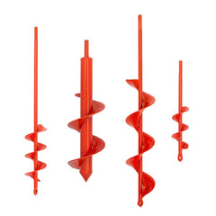 MAXCCINO four-piece auger set front view showing sizes and benefits