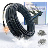 MAXKOSKO front packaging showing 70ft roof and gutter heating cable and included clips for easy installation