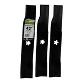 Maxpower 561745B front packaging showing three replacement blades and fit details