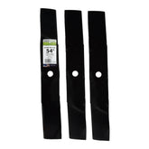 MaxPower front view of three-blade set showing packaging and model 561816B benefit of correct replacement