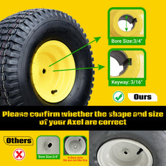 MAXROLLORS close-up of turf lug tread delivering traction with minimal grass damage