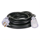 MaxWorks front plug view showing sturdy molded twist-lock for safer connections