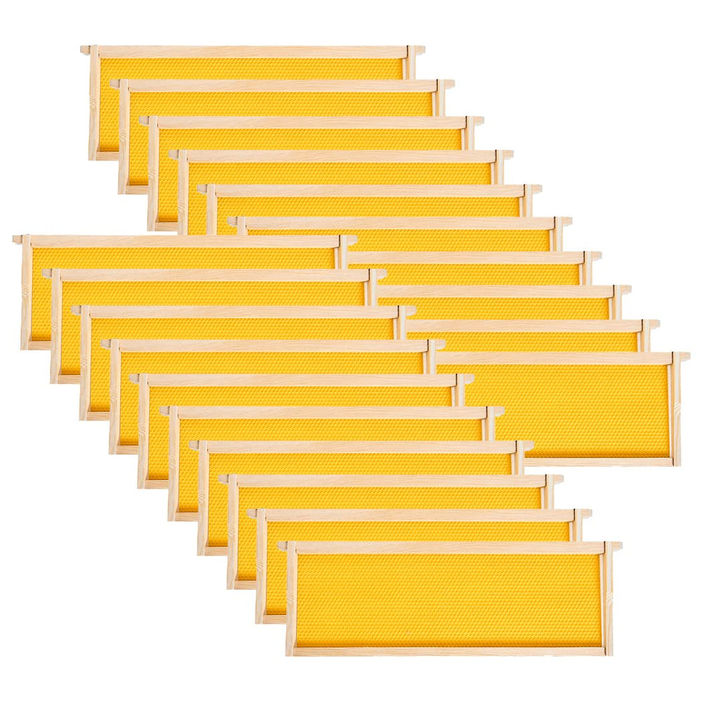 MayBee front view of 20-pack frames showing neat stacked pack and easy storage benefit
