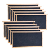 MayBee front view of 10-pack deep brood frames showing neat stacked packaging and benefit convenience