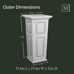 Mayne reservoir close-up showing self-watering feature for easier plant care