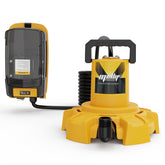 Mayoki pump front view showing compact profile and portability benefit