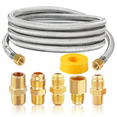MCAMPAS front view of packaged 10ft hose showing complete kit benefits