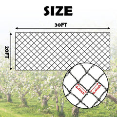 MEANCHEN close-up of 1/2 inch woven mesh texture demonstrating strength