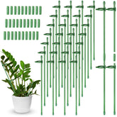 meekoo front view of full 60-piece kit showing stakes clips connectors for easy setup