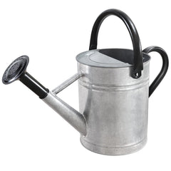 Megawodar front view galvanized watering can showing durable finish and farmhouse style