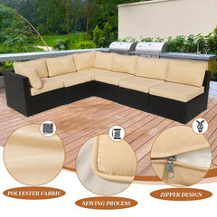 Mehoodah seat cover fitted on outdoor couch showing neat appearance and comfort
