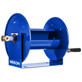 MEKOH front view mounted on wall showing compact storage and neat hose