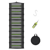 MEKOLIFE front view of 8-layer dryer showing spacious tiers and organization benefit