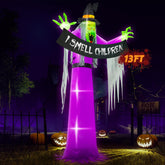 Melisheer front view of the 13ft witch showing dramatic curb appeal