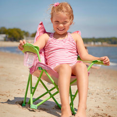 Melissa & Doug Bella Butterfly chair folded inside matching carry bag for easy storage and transport