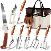 MelonArt front view of full 10-piece set showing organized tote and tools for easy grab