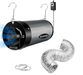 MELONFARM front view of 6-inch carbon filter showing compact design and odor control benefit