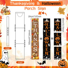 Memorywuu close-up of Halloween side showing ghosts and bats for playful spooky decor