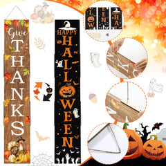 Memorywuu close-up of Thanksgiving side with pumpkins and leaves adding warm tone